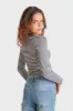 "Muse" top striped navy sold by Meet Me There