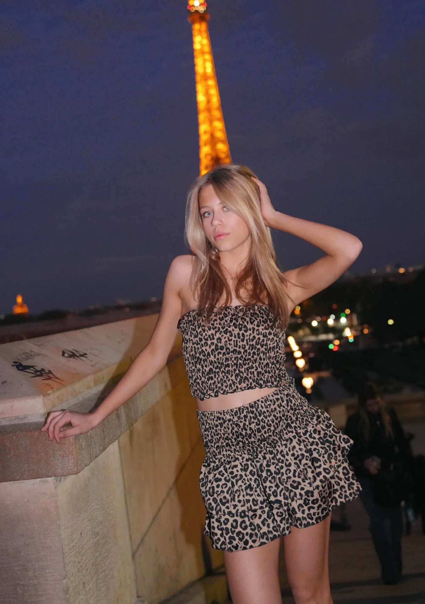 "Leopard" tube top sold by Meet Me There