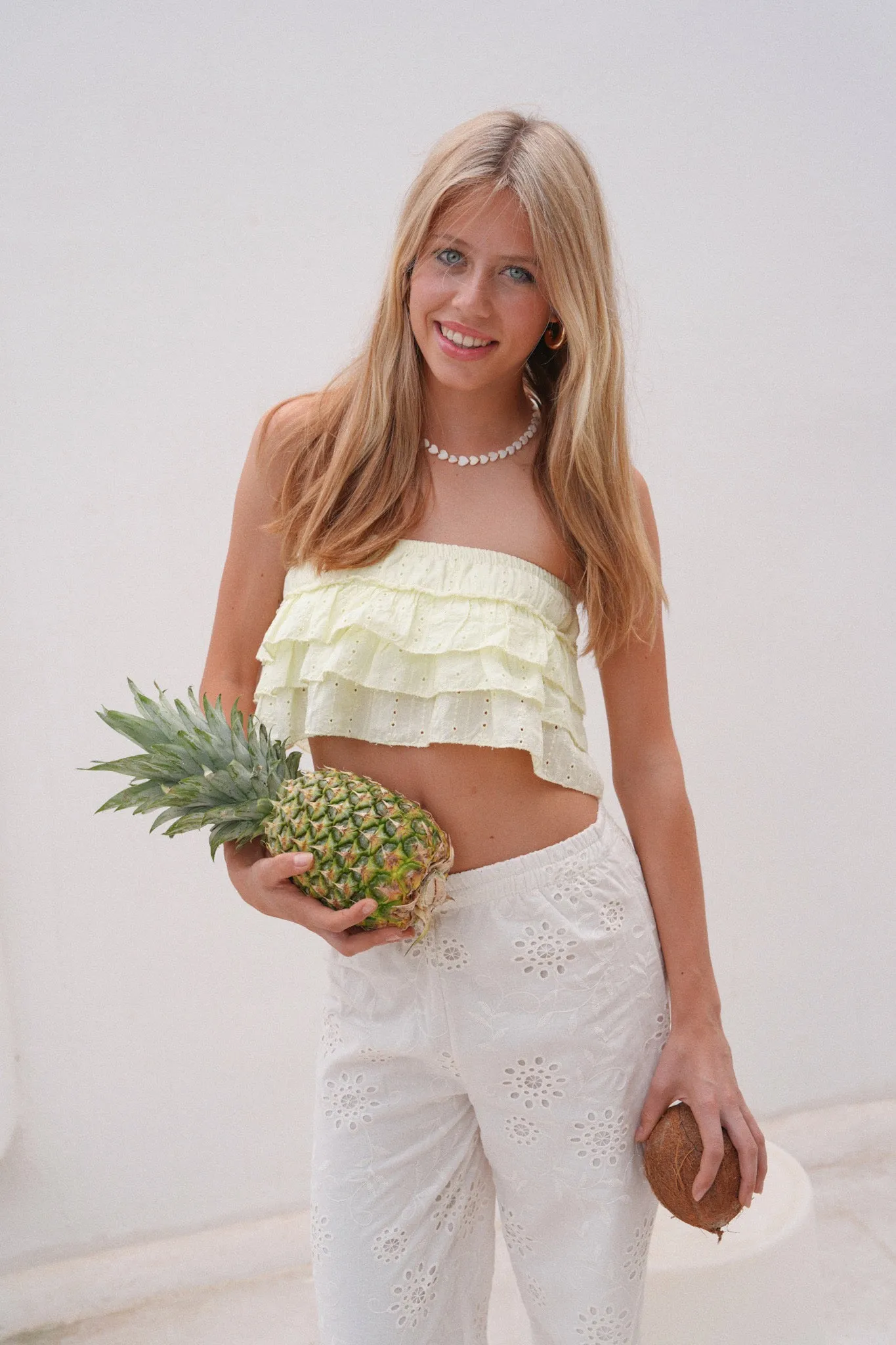 "Hope" top yellow sold by Meet Me There