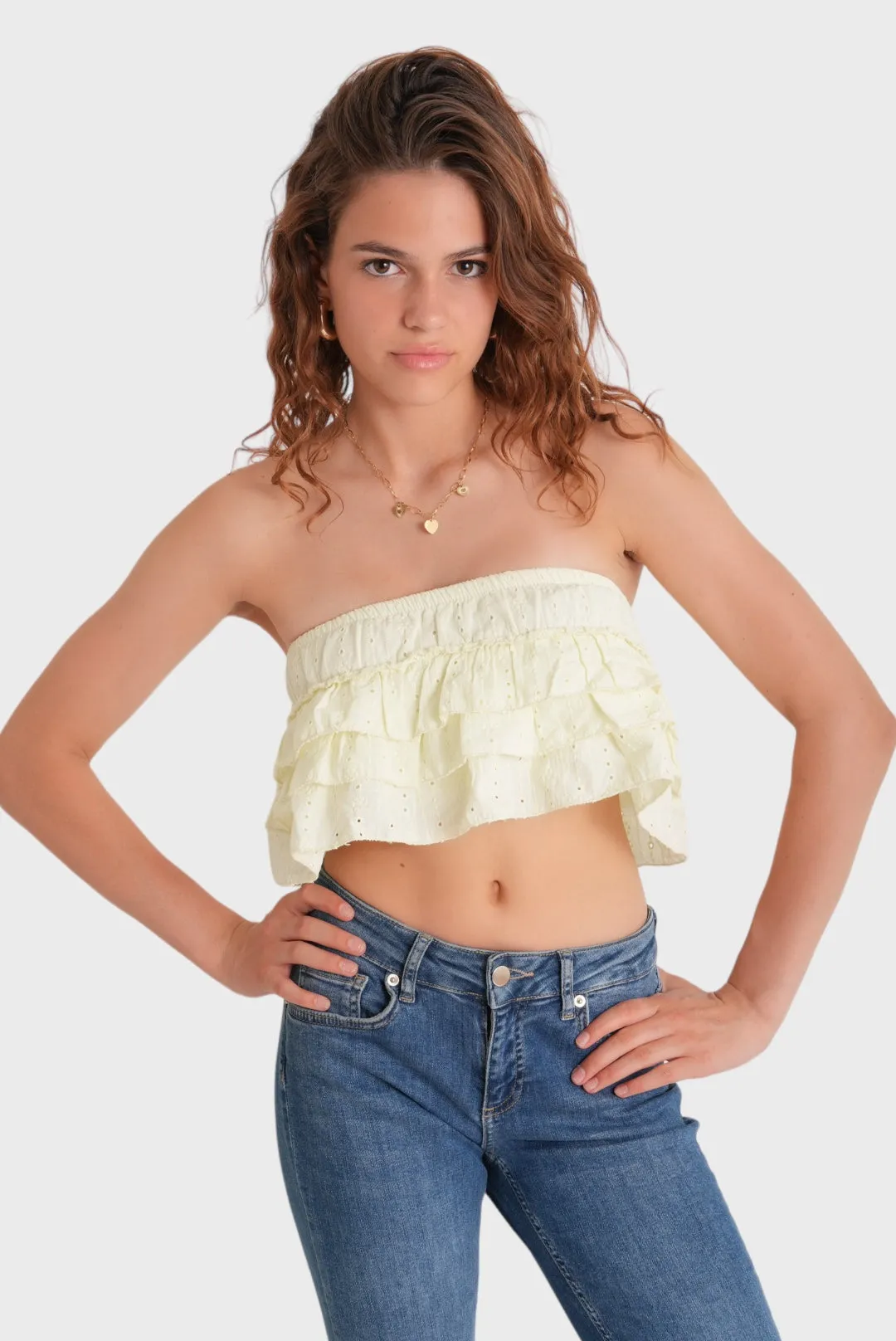 "Hope" top yellow sold by Meet Me There product image thumbnail 2