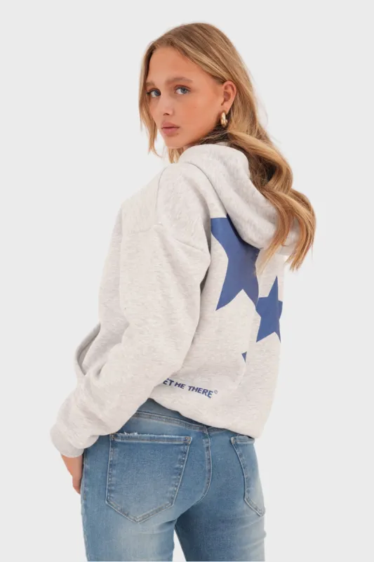"Stargirl" hoodie grey sold by Meet Me There