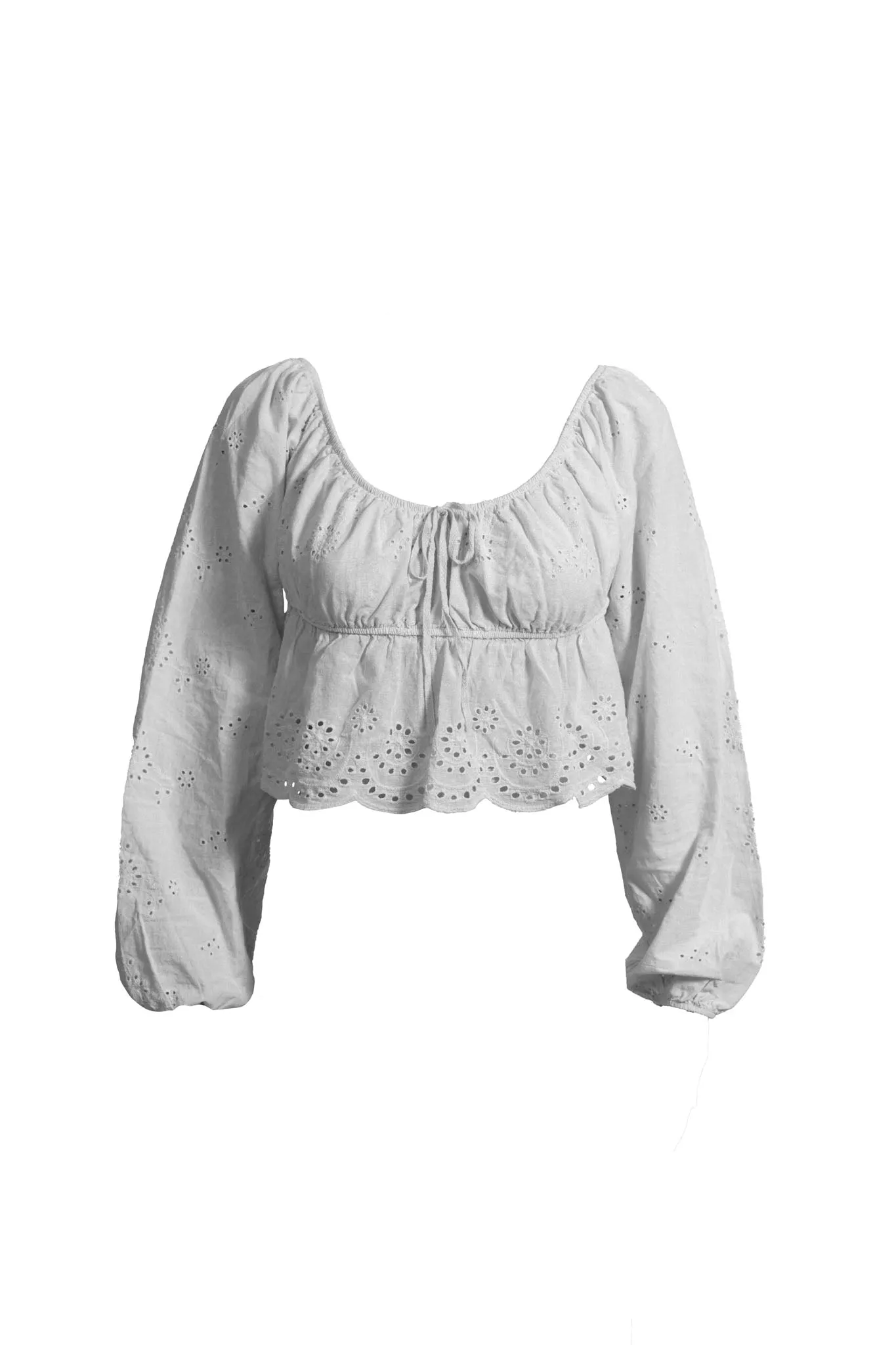 "Violet" top white sold by Meet Me There product image thumbnail 5