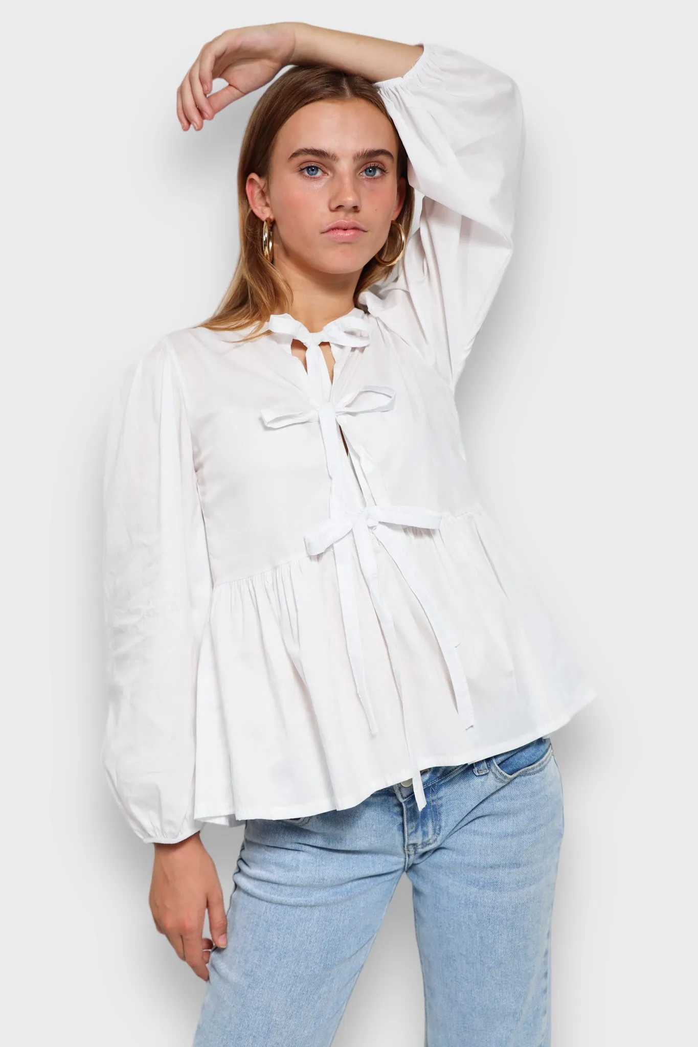 White Gothic Blouse - Etsy
