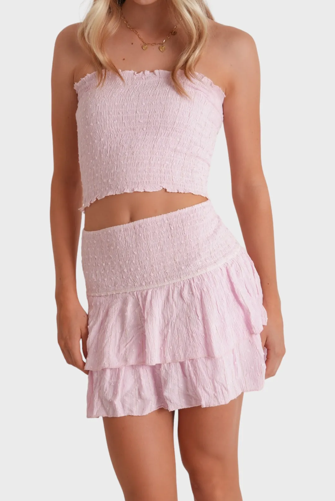 "Caribbean" skirt pink sold by Meet Me There product image thumbnail 4