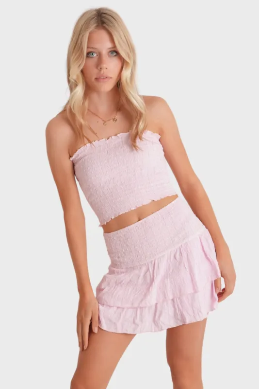 "Caribbean" skirt pink sold by Meet Me There