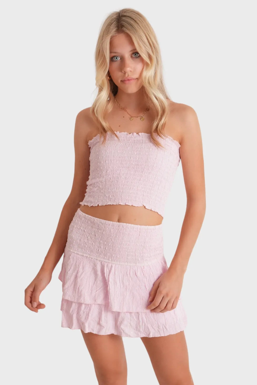 "Caribbean" skirt pink sold by Meet Me There product image thumbnail 3