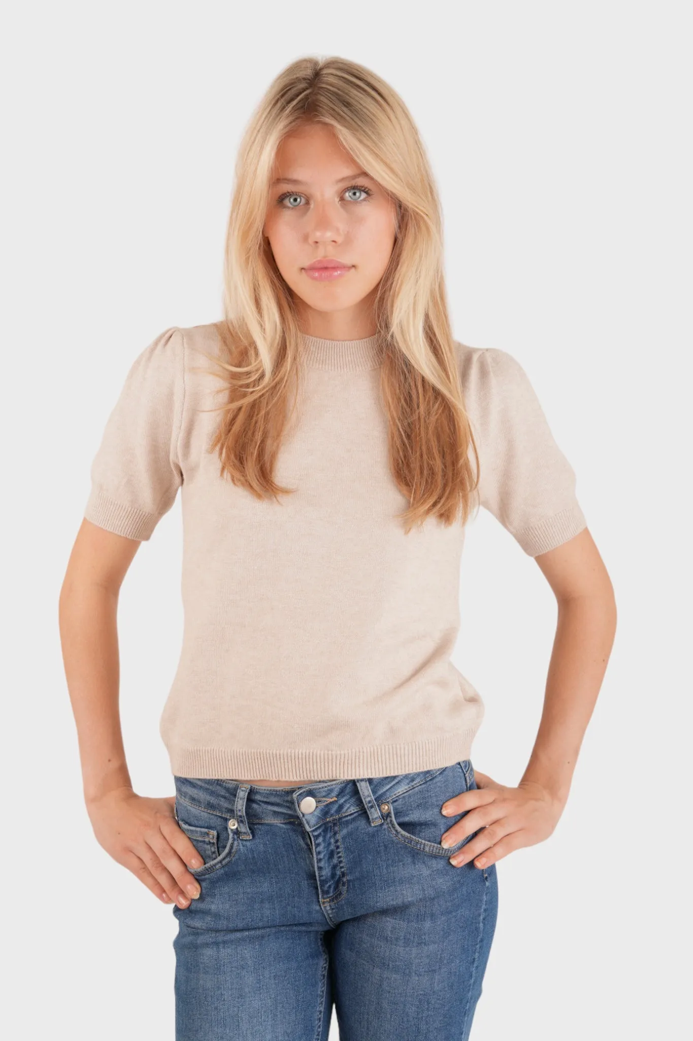 "Classy top" beige sold by Meet Me There product image thumbnail 2