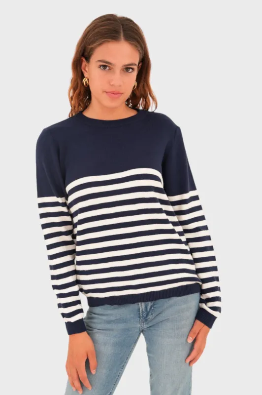 "Sweden" sweater navy sold by Meet Me There