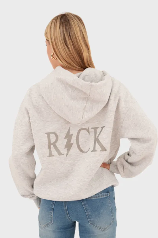 "Rock" hoodie sold by Meet Me There