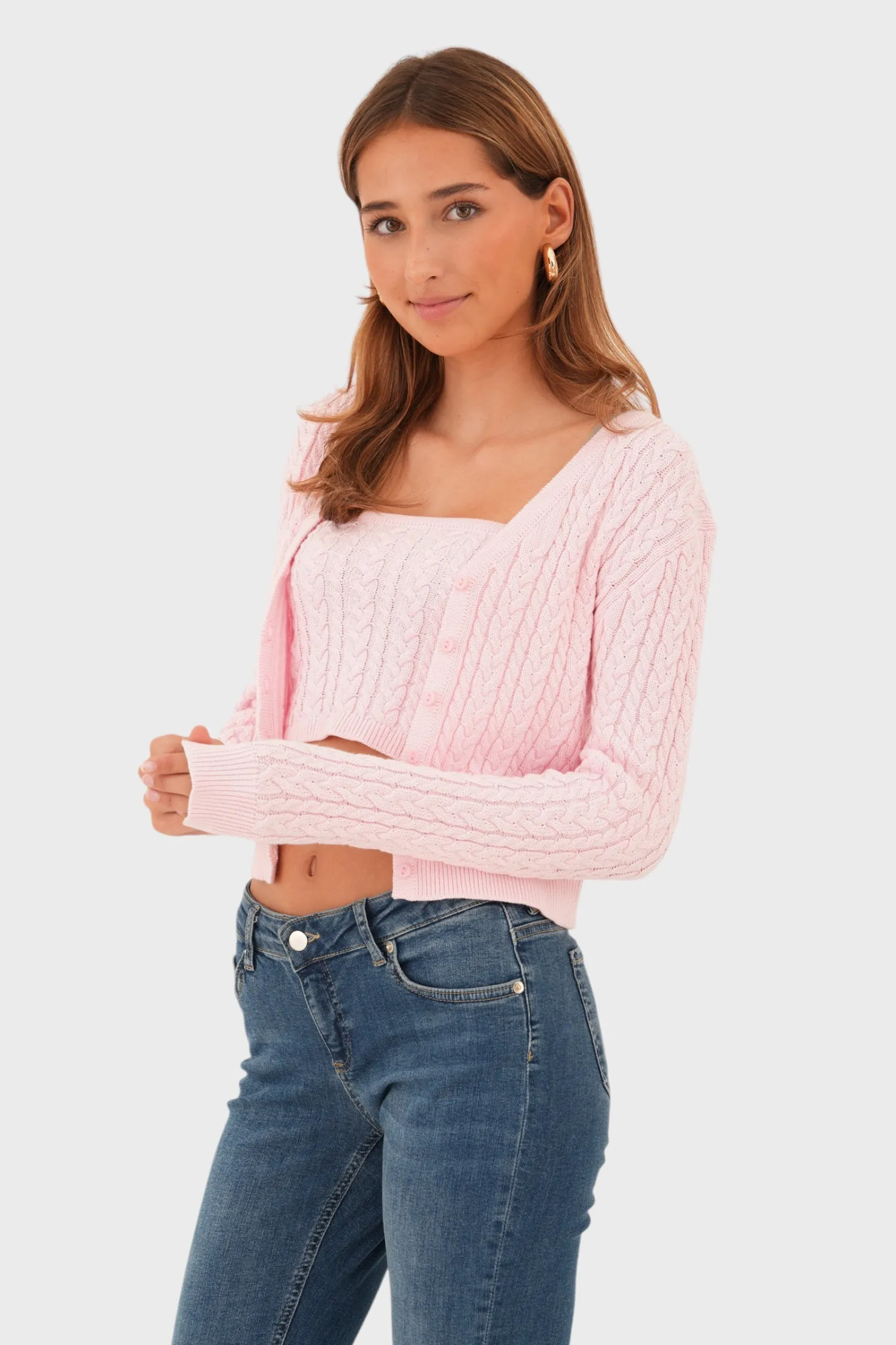 "Maddie" set light pink sold by Meet Me There product image thumbnail 2