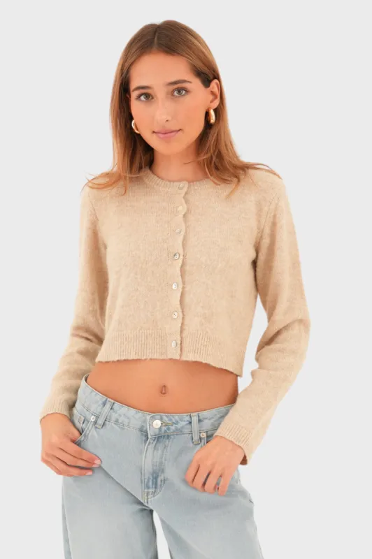 "Jolie" vest beige sold by Meet Me There