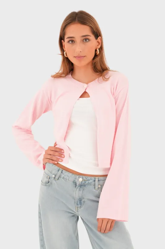 "Ellie" vest light pink sold by Meet Me There