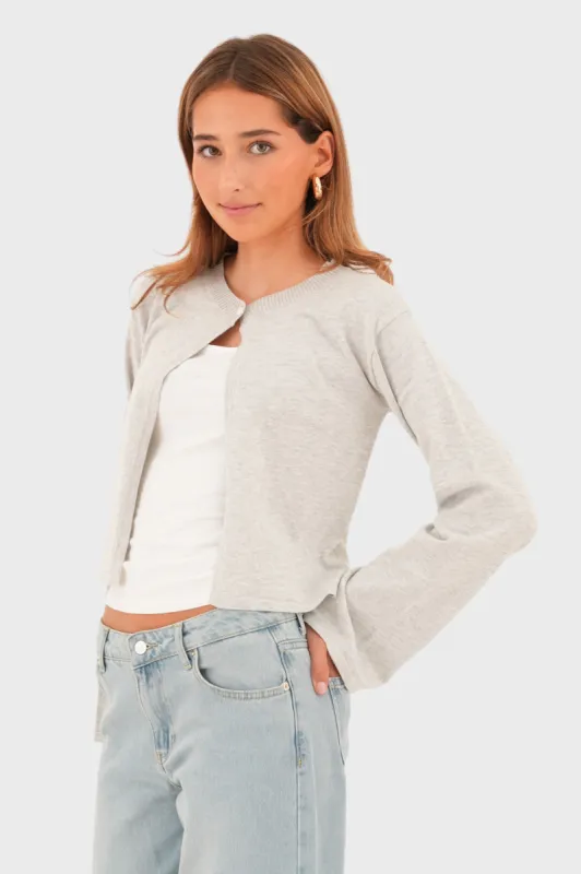 "Ellie" vest grey sold by Meet Me There