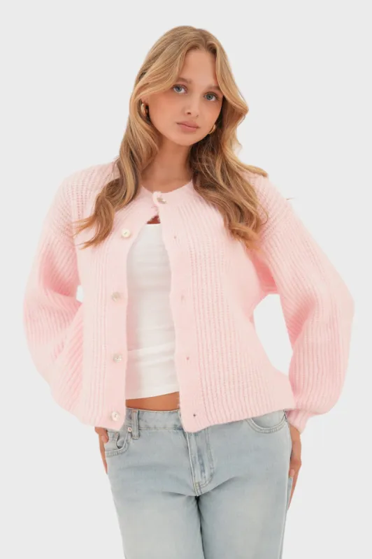 "Darling" vest light pink sold by Meet Me There