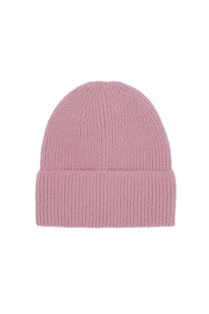 "Autumn" beanie pink sold by Meet Me There