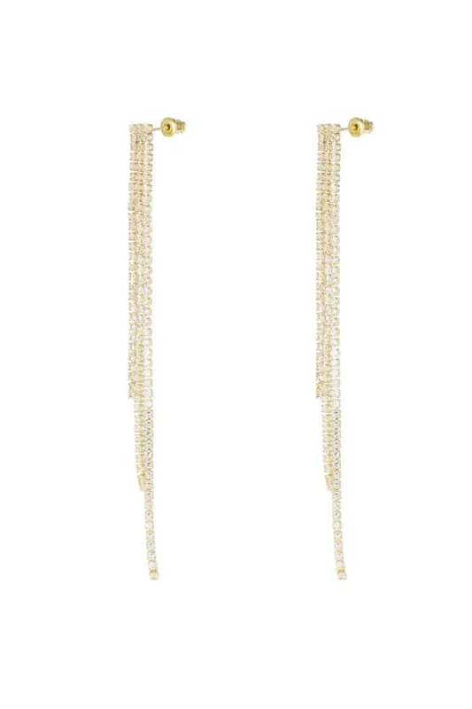 "Sparkle" earrings gold sold by Meet Me There