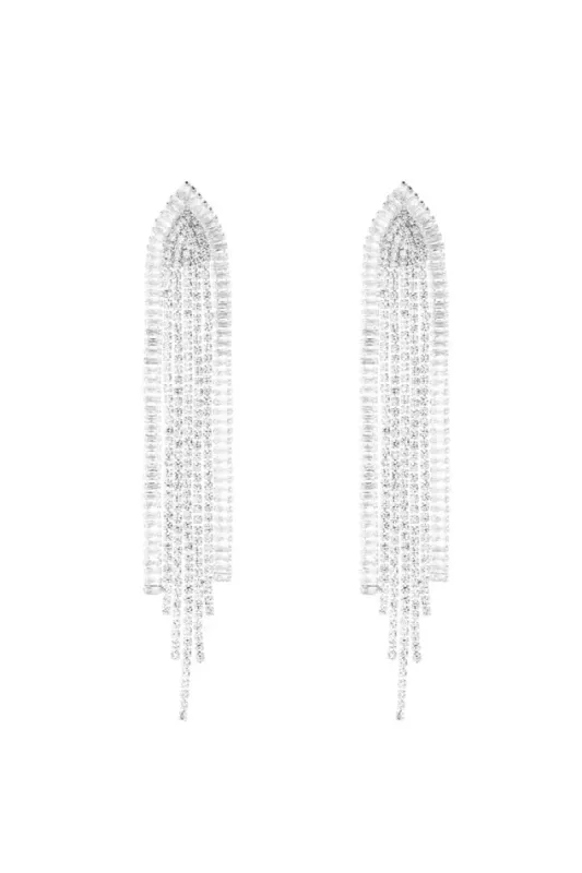 "Shine" earrings silver sold by Meet Me There