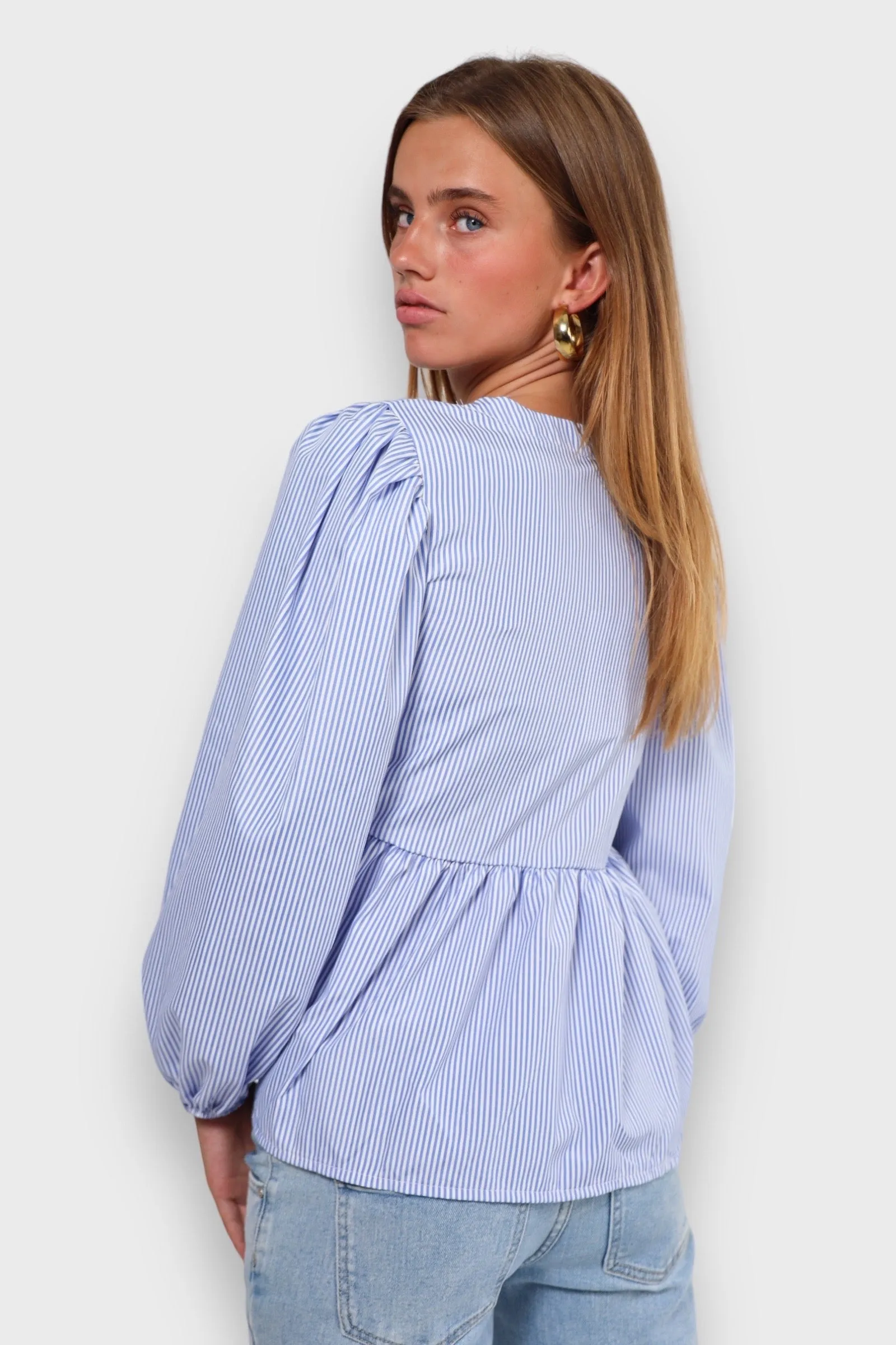 "Angel" blouse striped sold by Meet Me There product image thumbnail 3