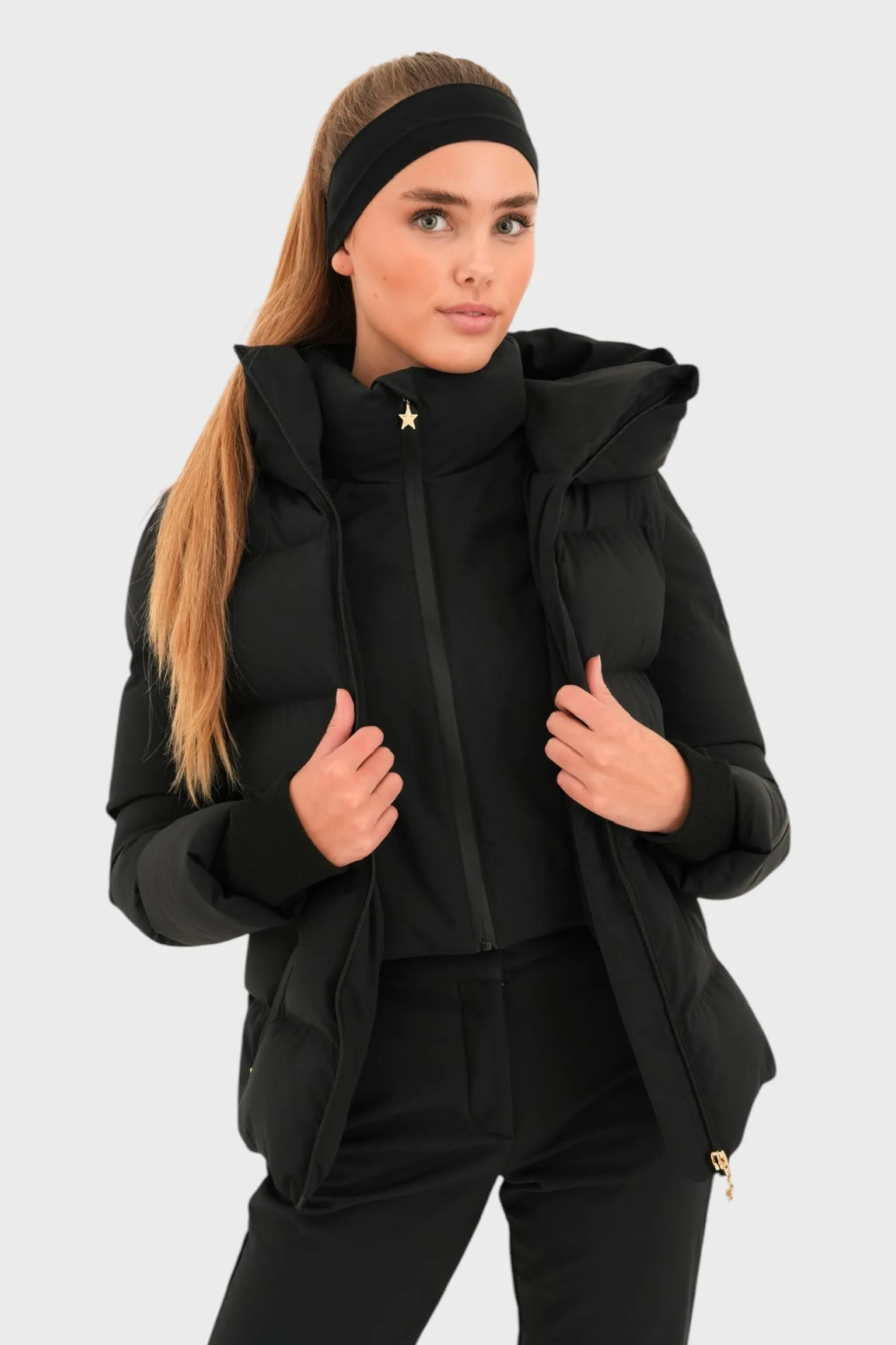 "Snowfall" ski jacket black sold by Meet Me There product image thumbnail 4