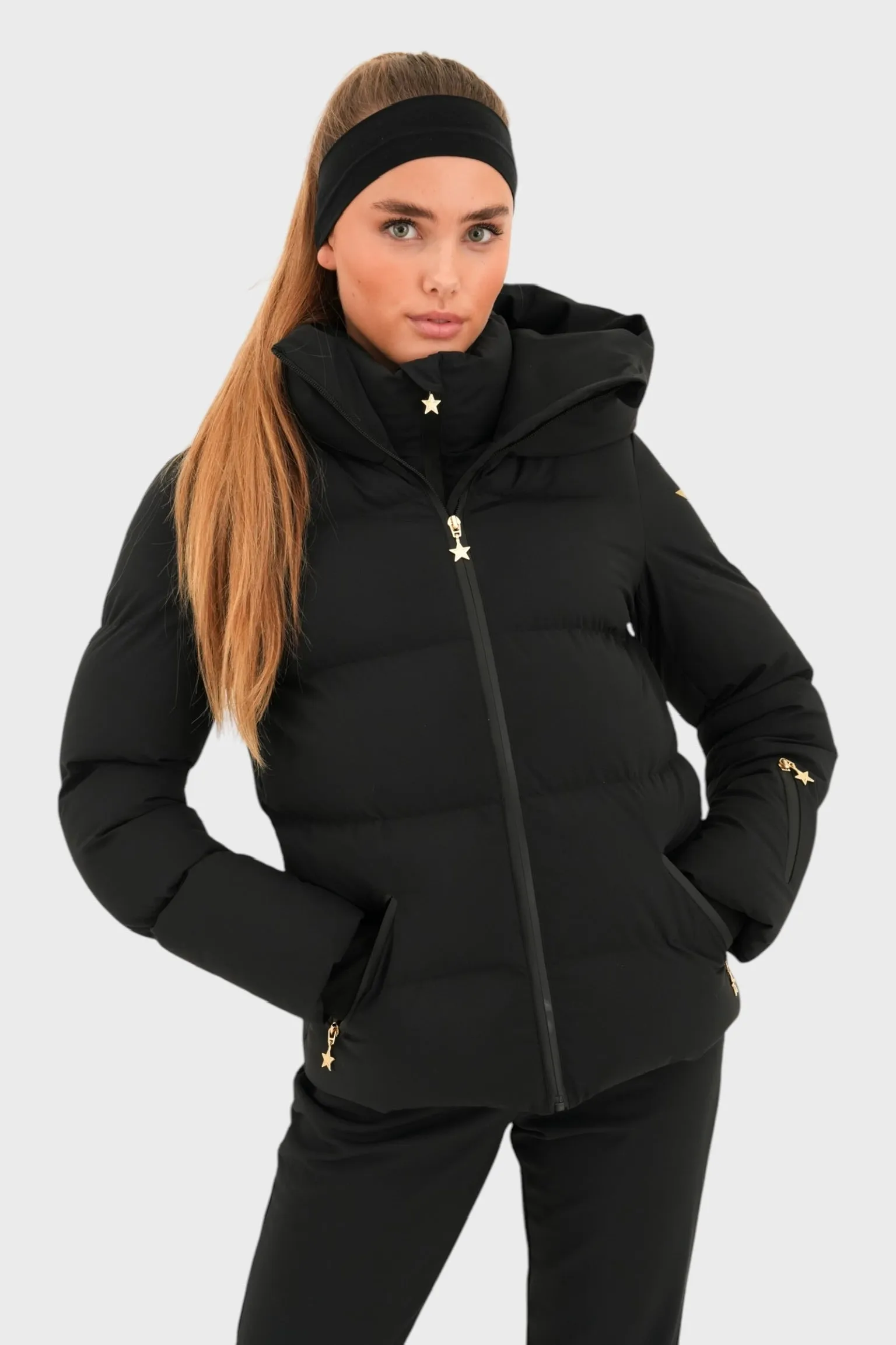"Snowfall" ski jacket black sold by Meet Me There product image thumbnail 3