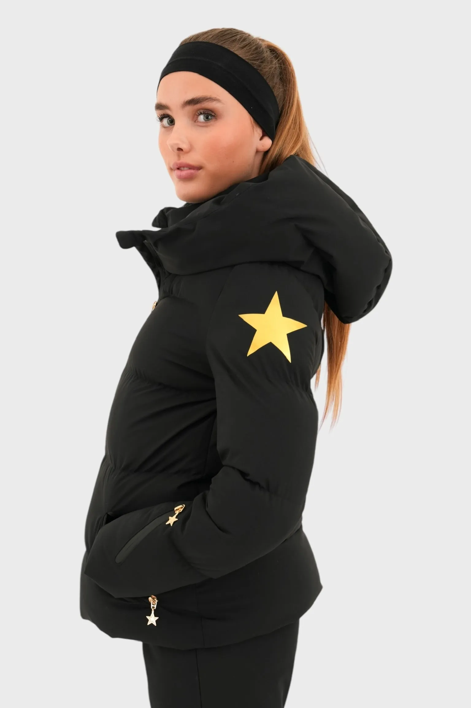 "Snowfall" ski jacket black sold by Meet Me There product image thumbnail 5