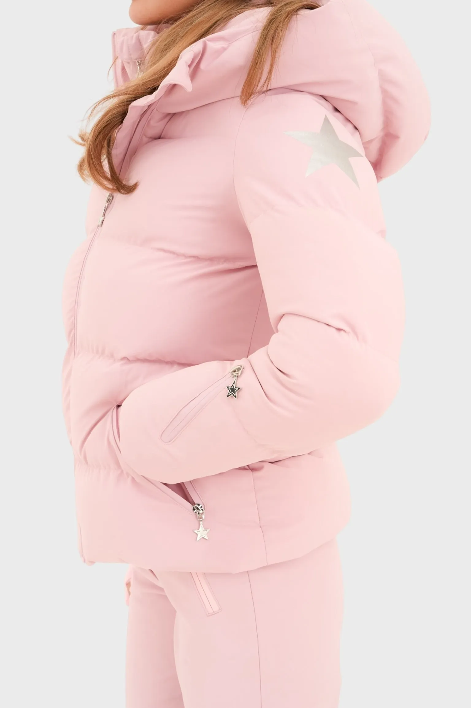 "Snowfall" ski jacket pink sold by Meet Me There product image thumbnail 4