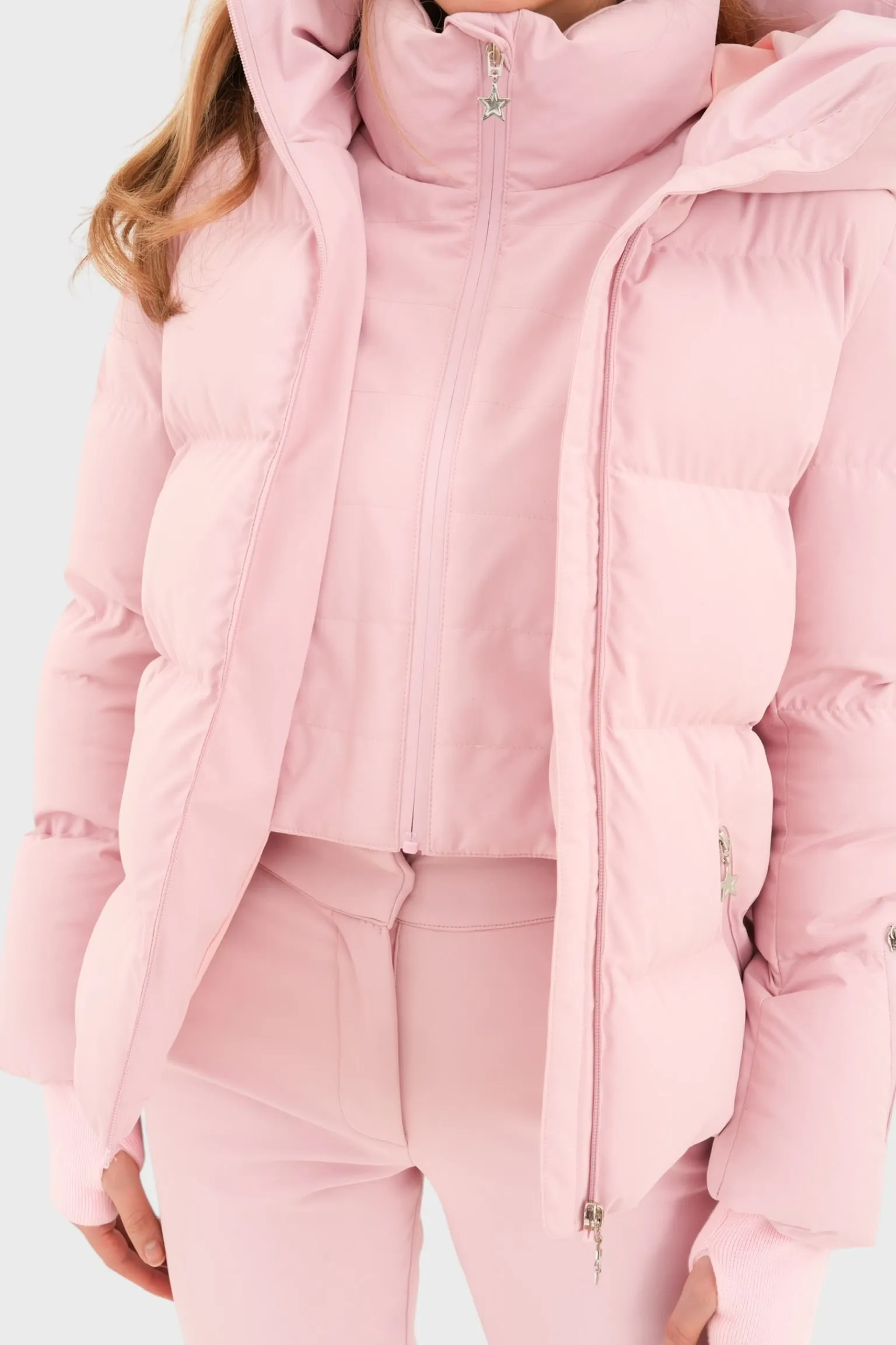 "Snowfall" ski jacket pink sold by Meet Me There product image thumbnail 3