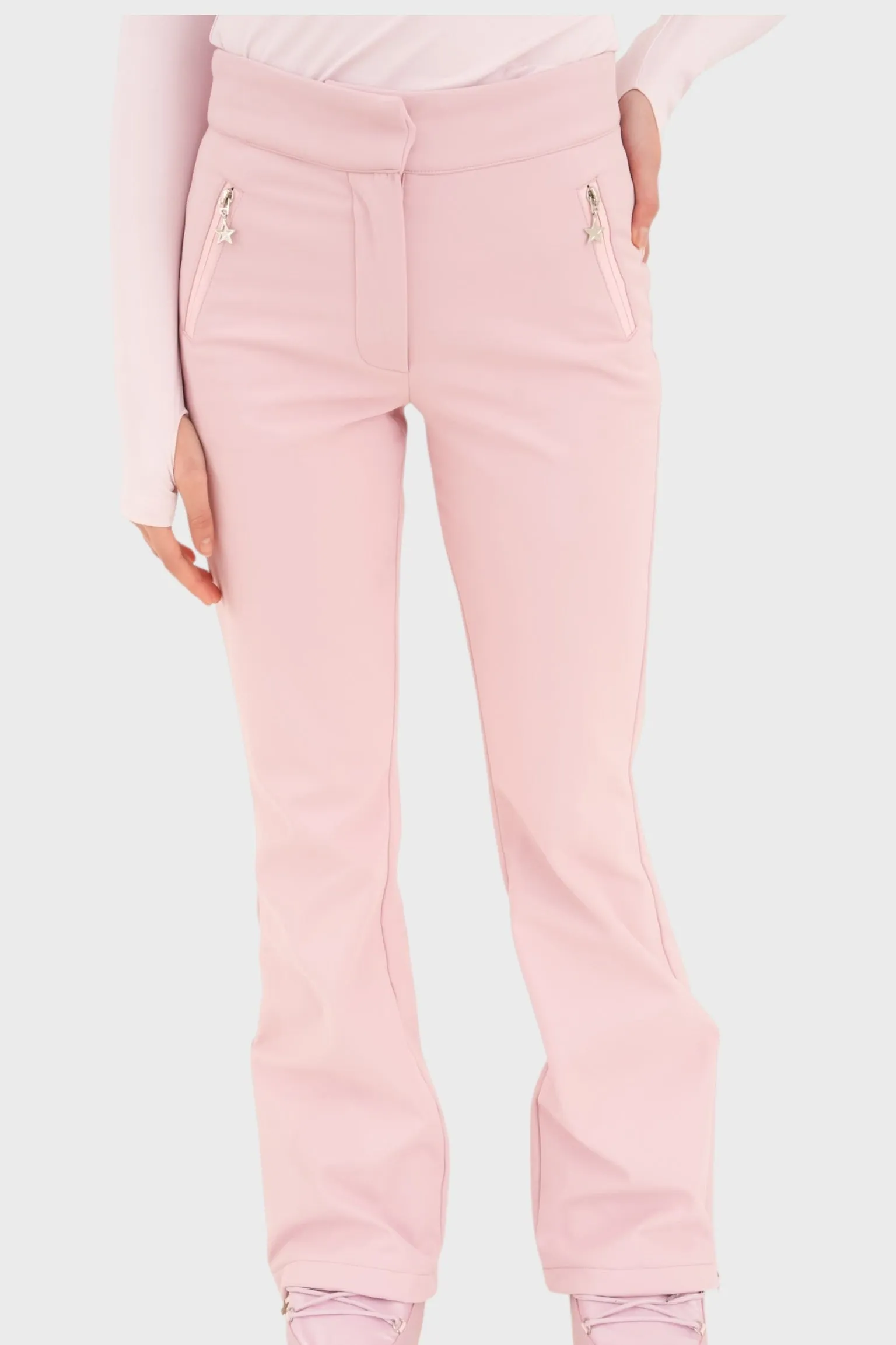 "Snowfall" ski pants pink sold by Meet Me There