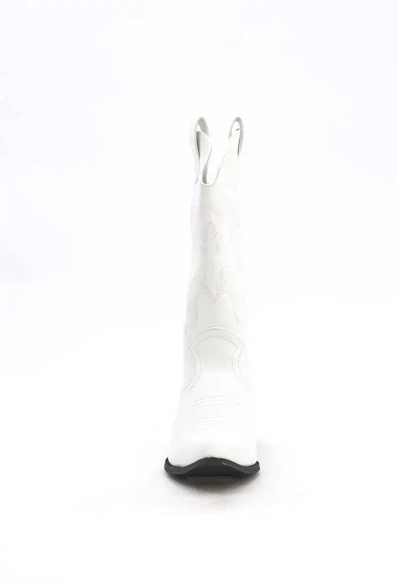 "Cowboy" boots white sold by Meet Me There product image thumbnail 2