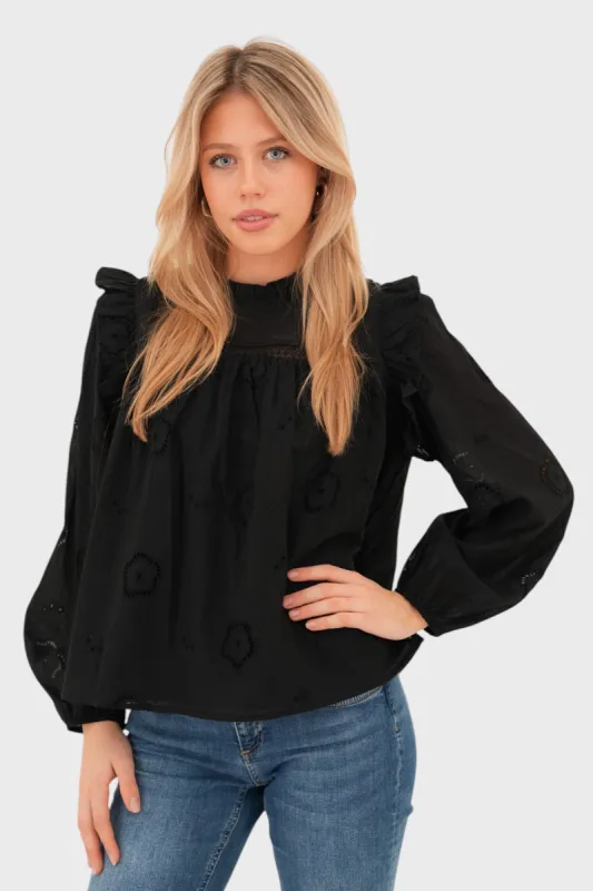 "Hope" blouse black sold by Meet Me There