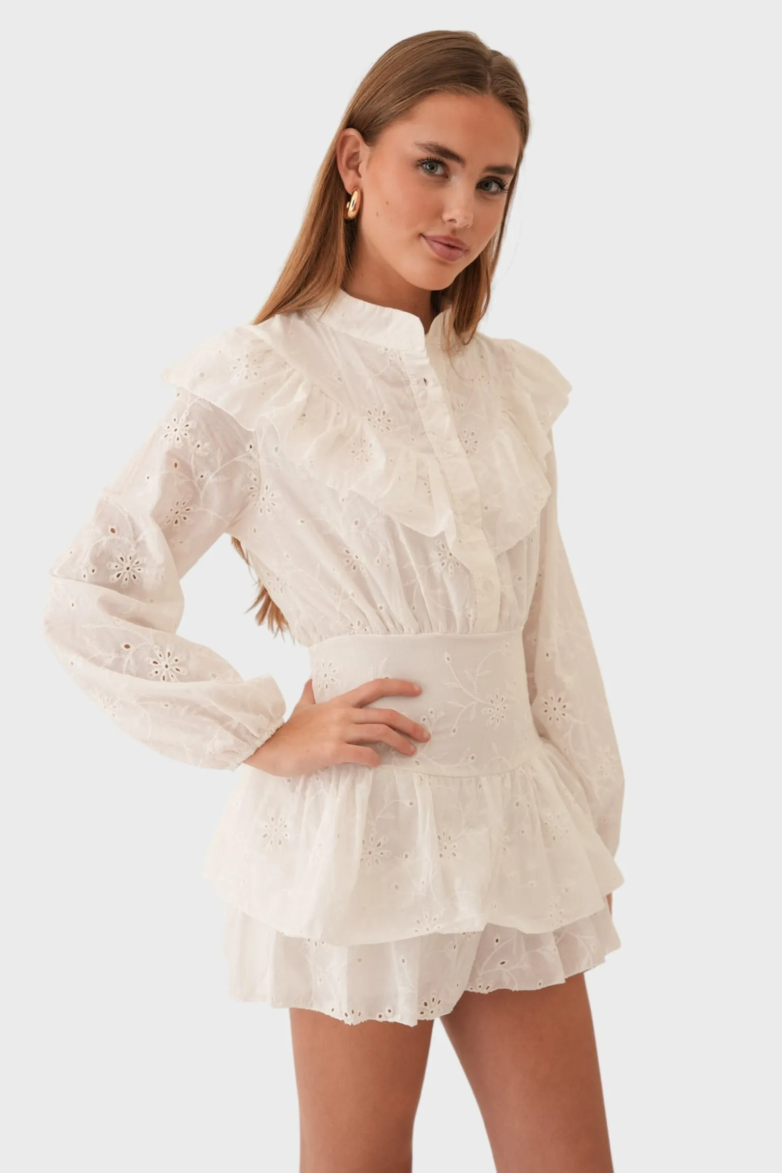 "Toscane" dress white sold by Meet Me There product image thumbnail 3