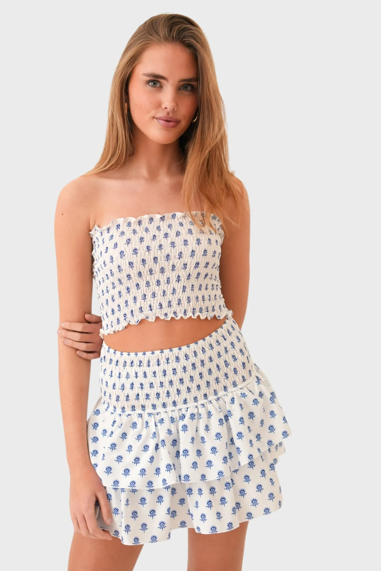 "Porto" tube top sold by Meet Me There