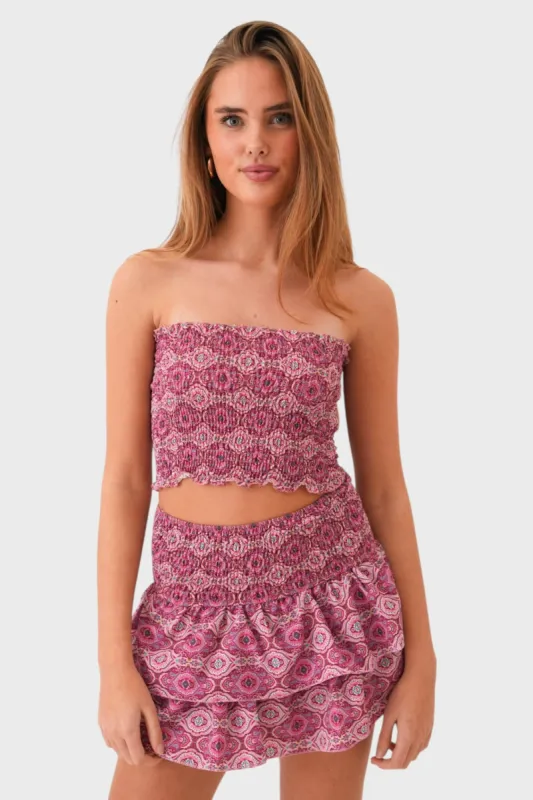 "Tulum" tube top sold by Meet Me There