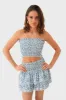 "Florence" tube top blue sold by Meet Me There