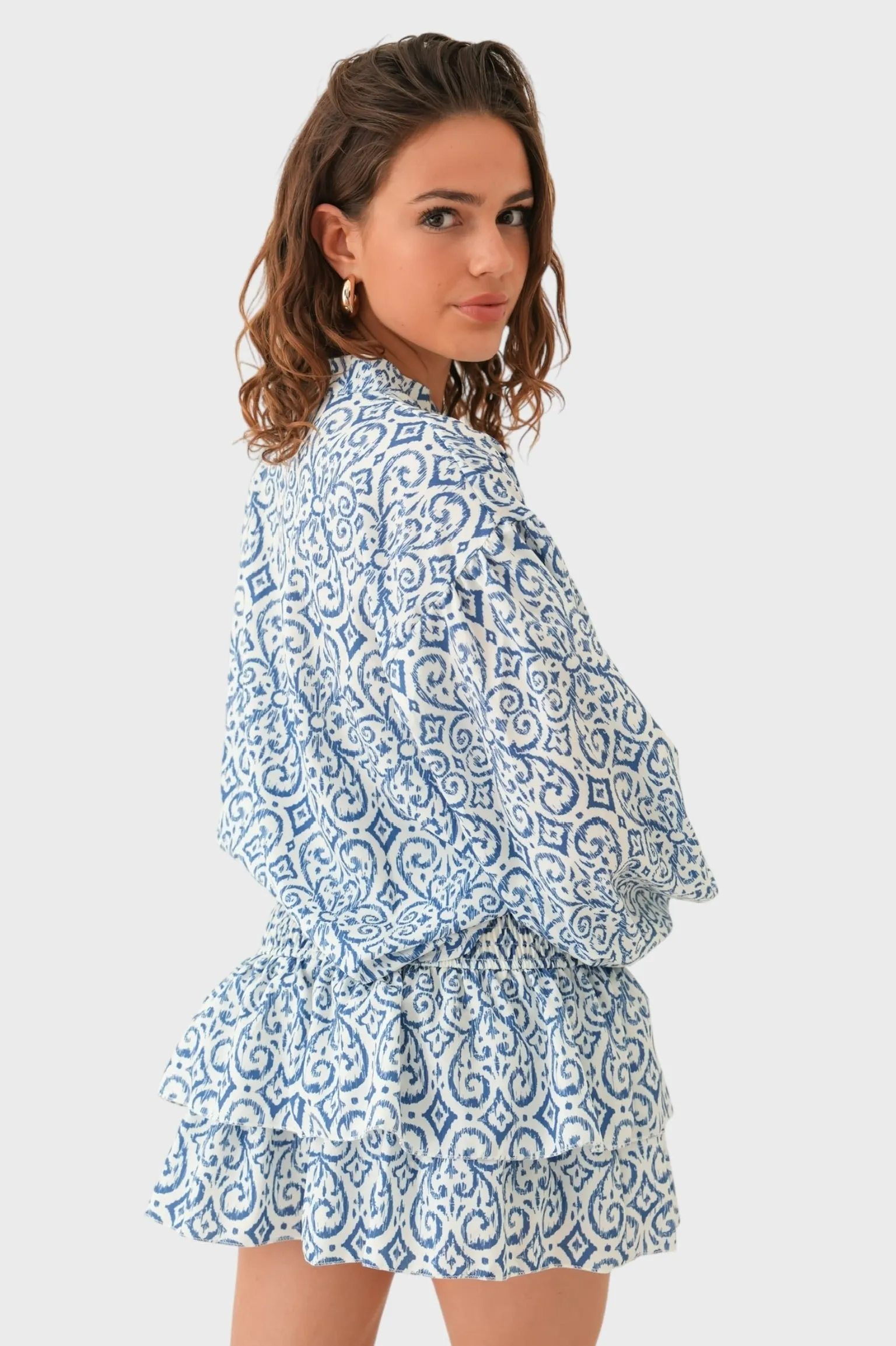 “Florence" blouse blue sold by Meet Me There product image thumbnail 2