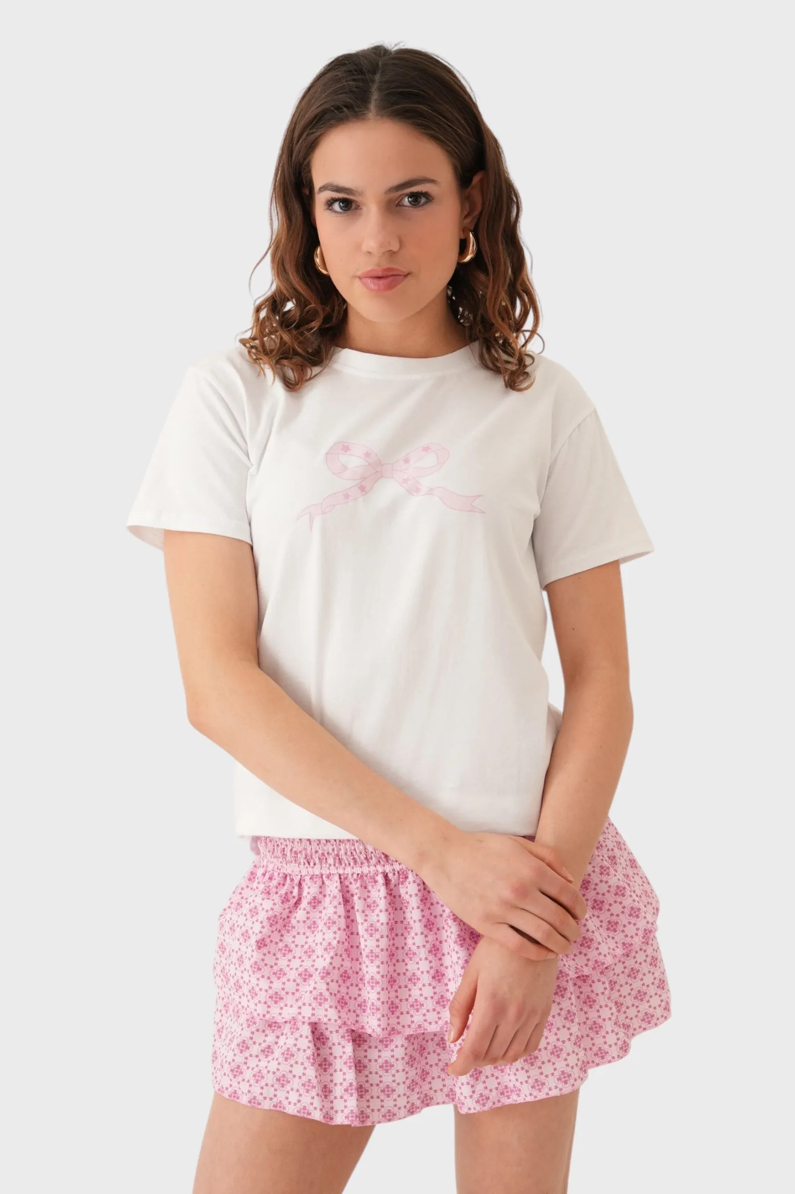 "Starry bow" t-shirt sold by Meet Me There product image thumbnail 2