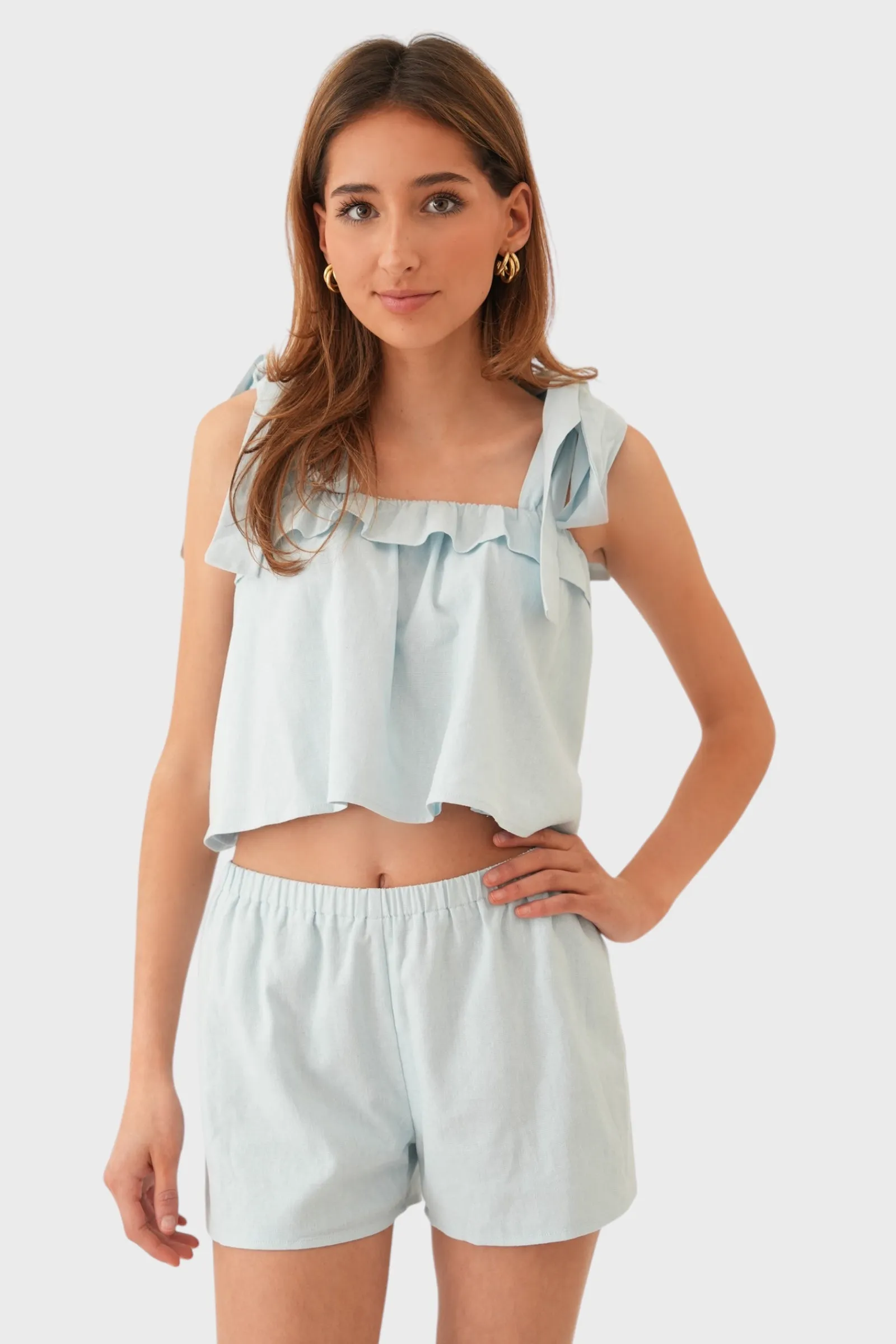 "Heaven" top light blue sold by Meet Me There product image thumbnail 2