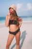"Ruffle" bikini bottom navy sold by Meet Me There