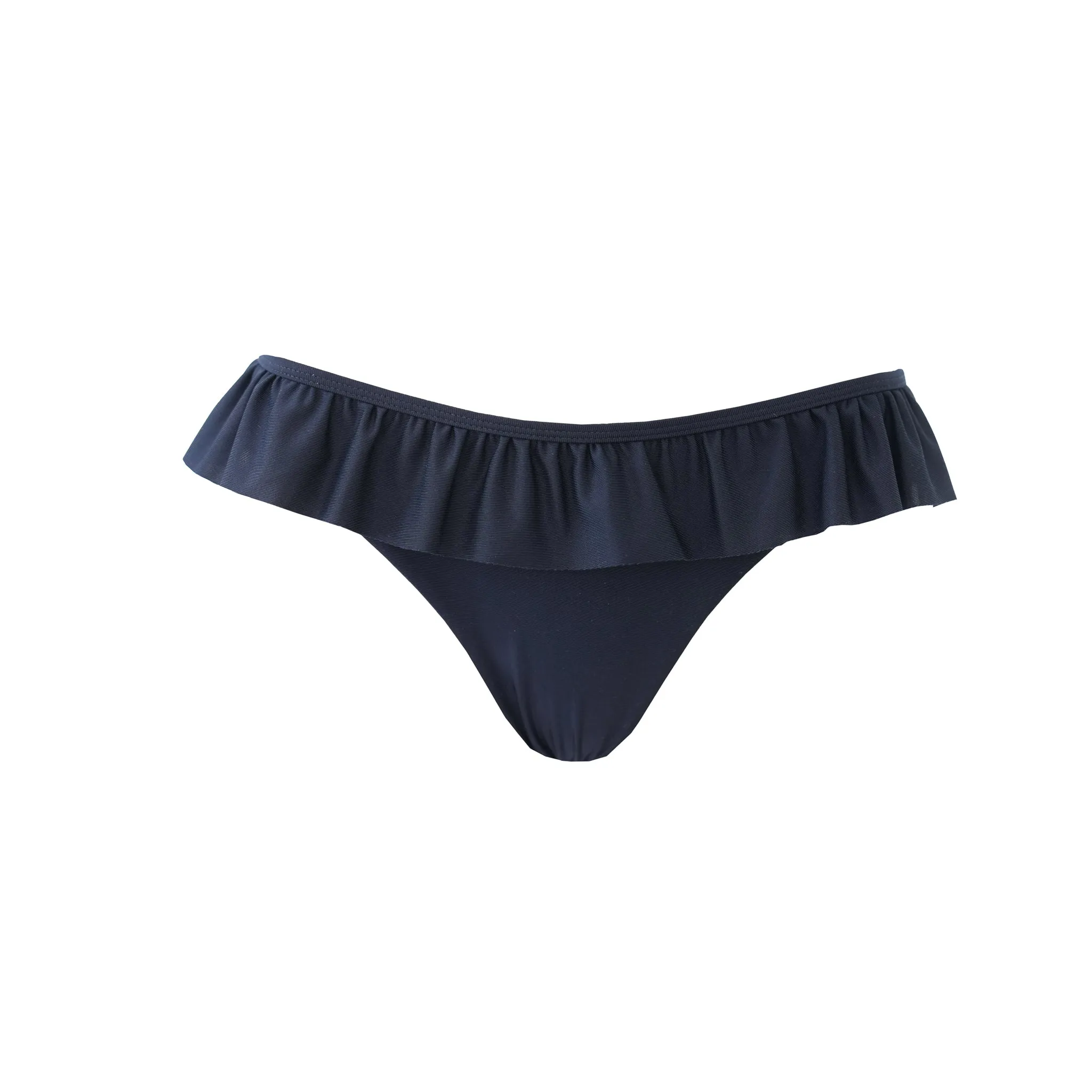 "Ruffle" bikini bottom navy sold by Meet Me There product image thumbnail 2