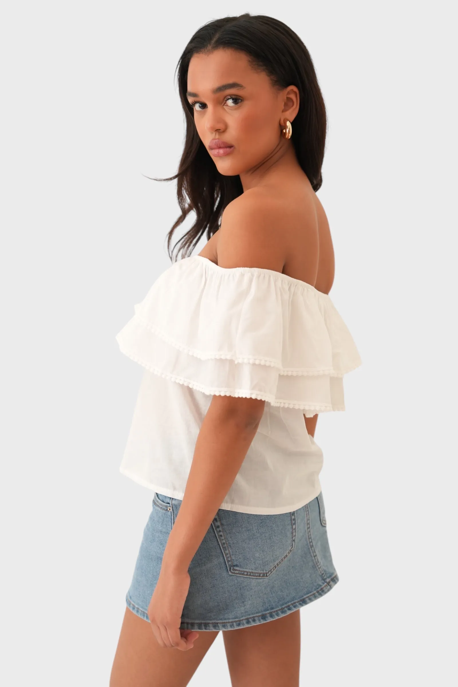 "Como" blouse white sold by Meet Me There product image thumbnail 3