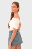 "Daylight" top white sold by Meet Me There