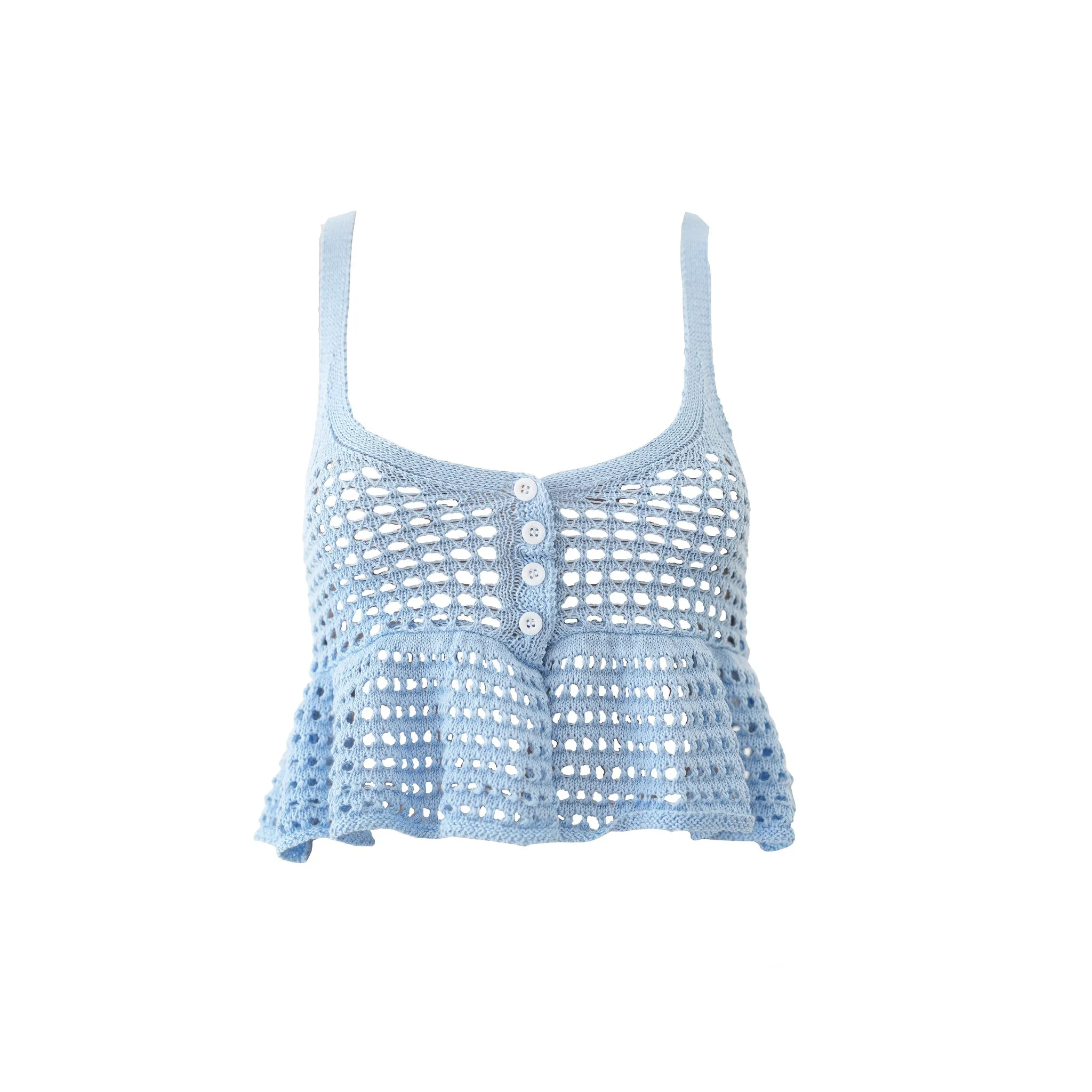 "Mallorca" top blue sold by Meet Me There product image thumbnail 4