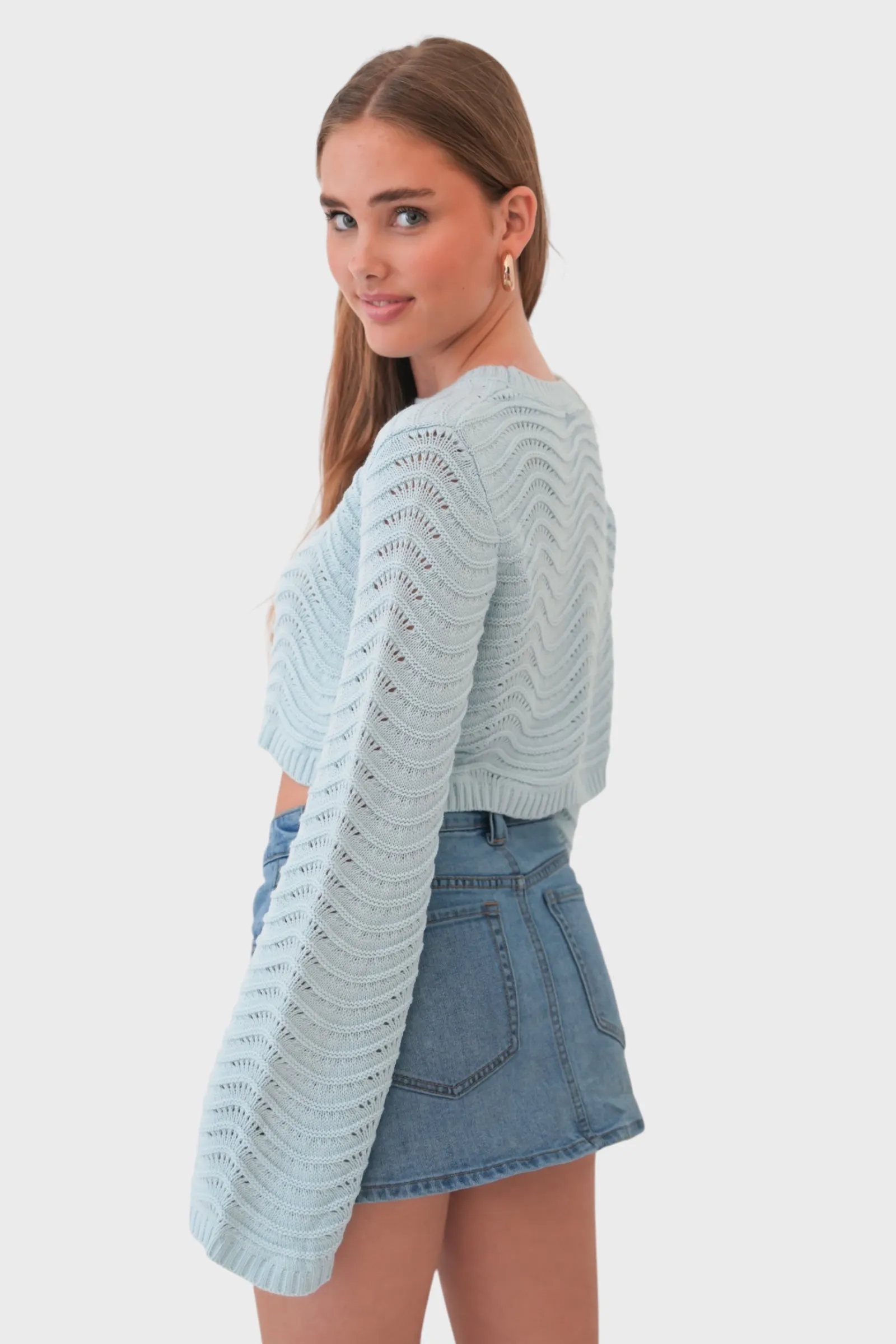 "Bahamas" top blue sold by Meet Me There product image thumbnail 2