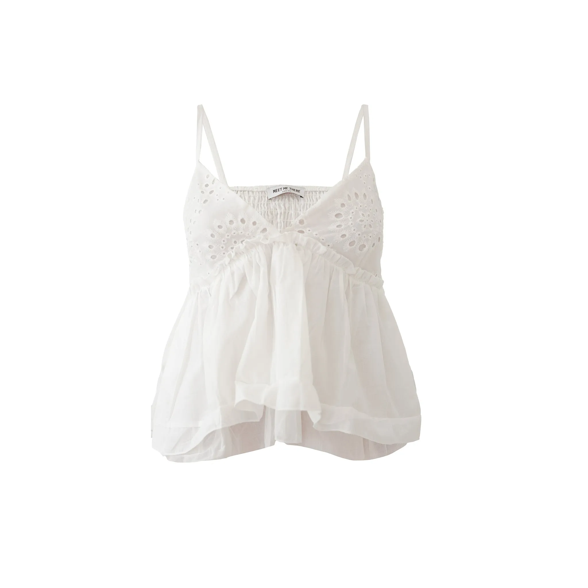 "Bella" top white sold by Meet Me There product image thumbnail 3