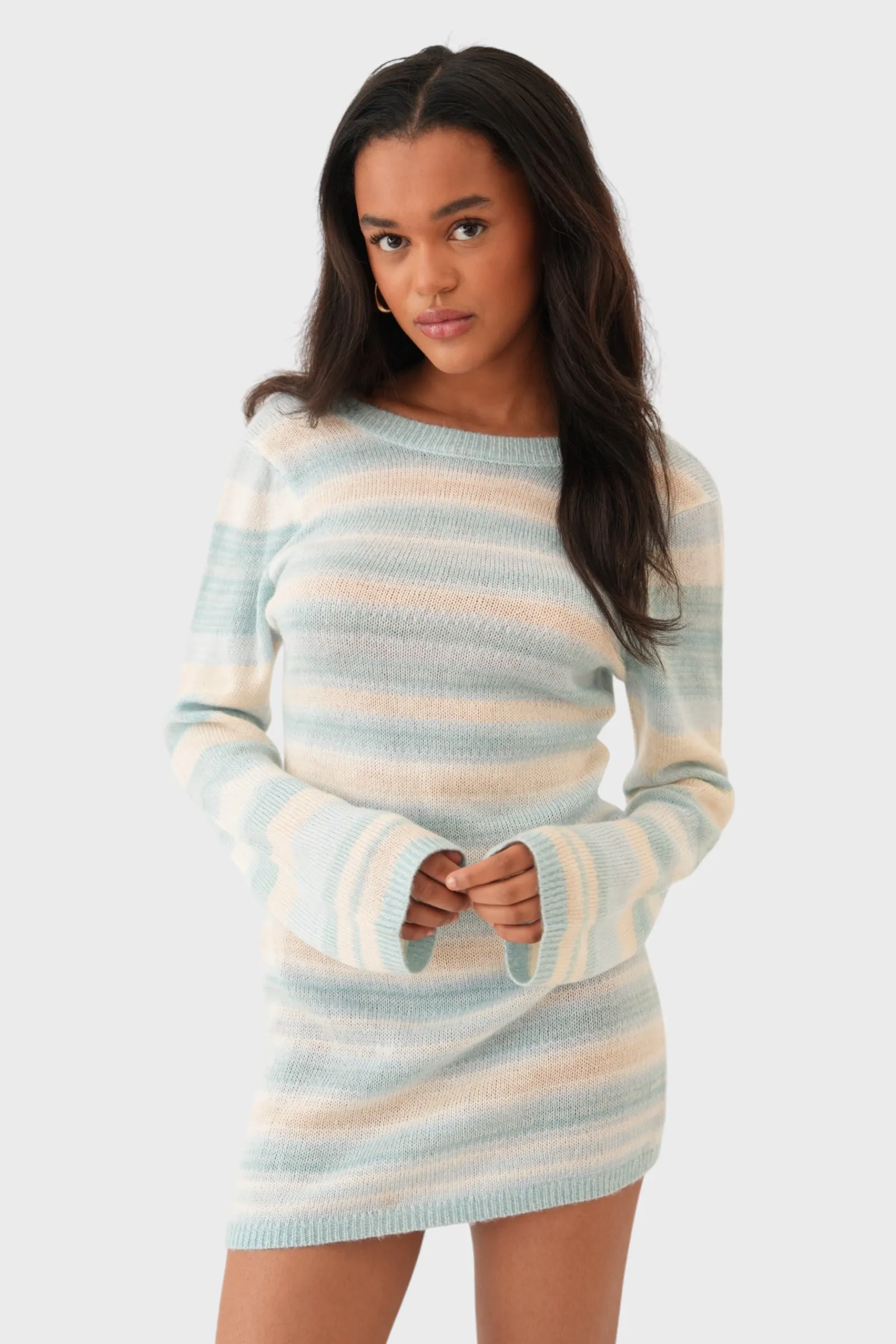 "Ocean" dress blue sold by Meet Me There product image thumbnail 3