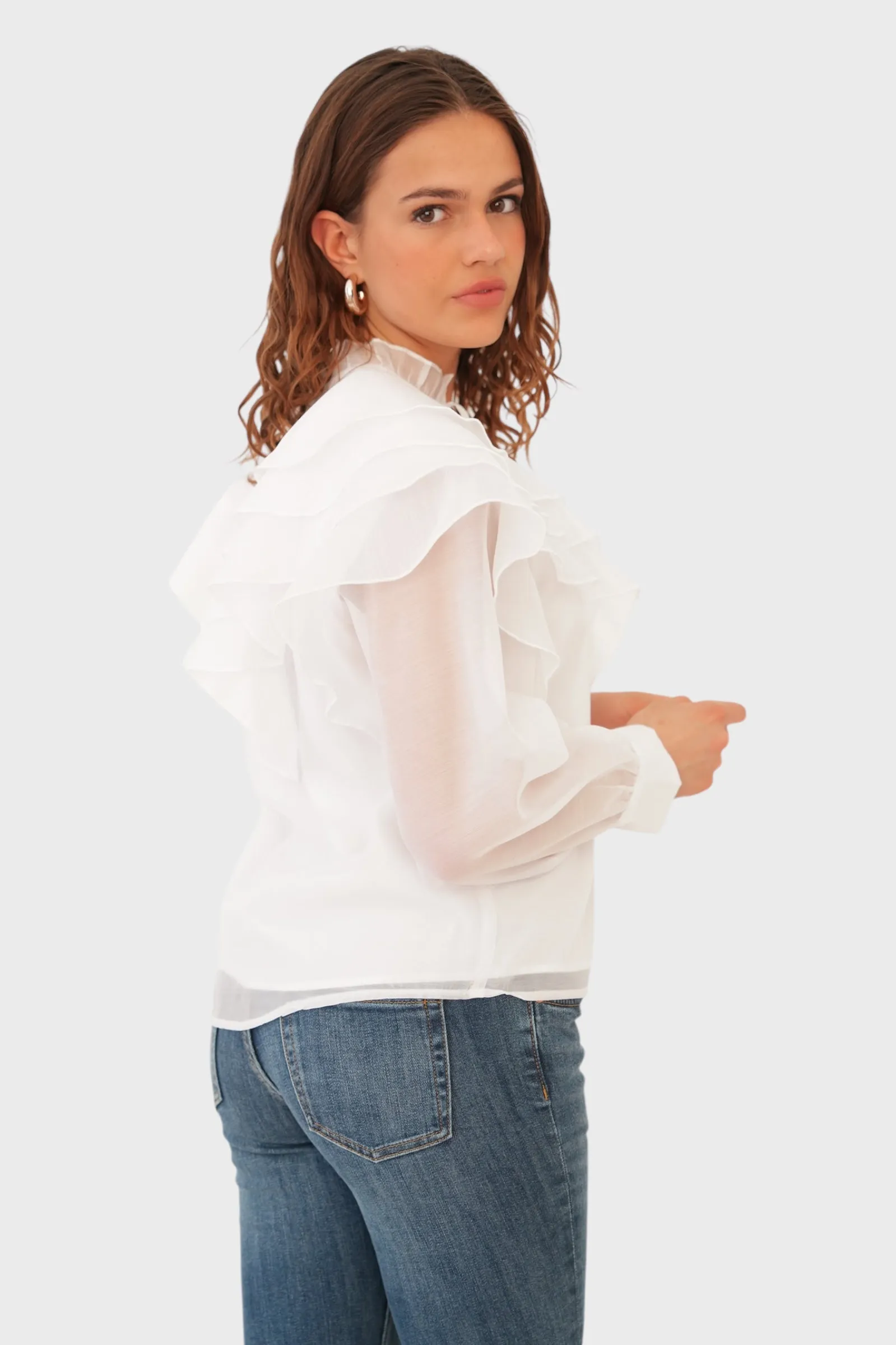 "Spring" blouse white sold by Meet Me There product image thumbnail 2