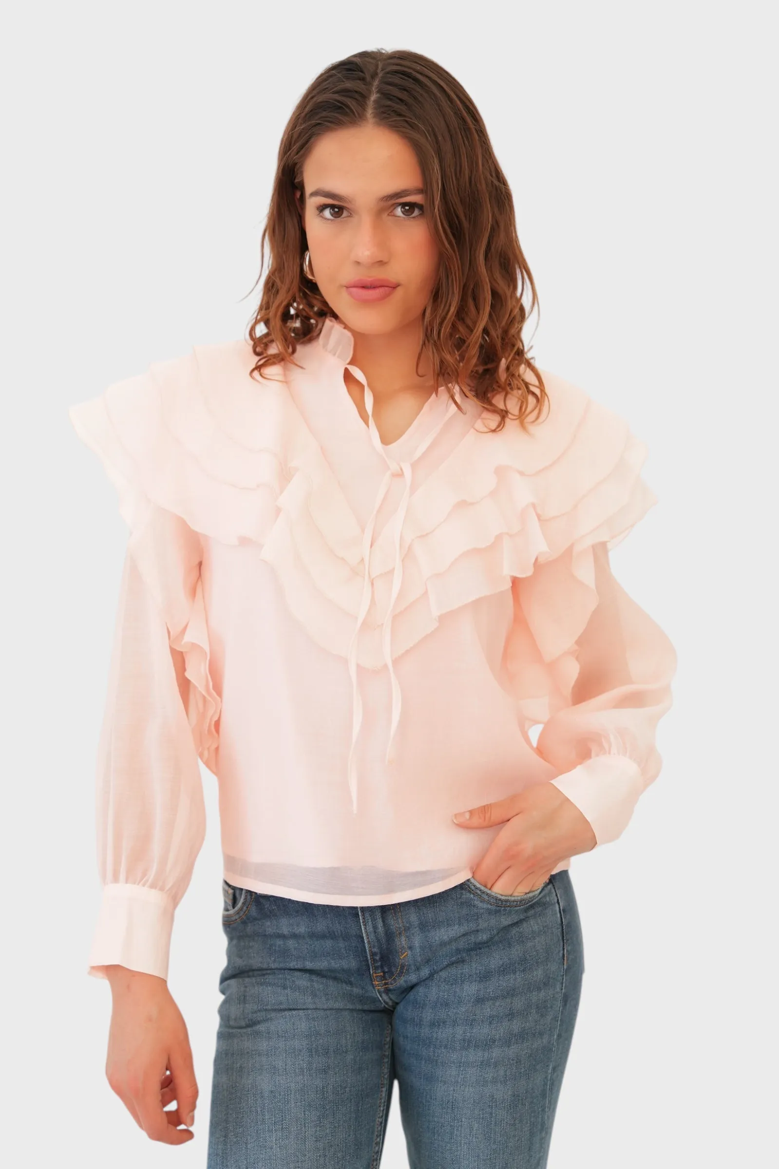 "Spring" blouse pink sold by Meet Me There