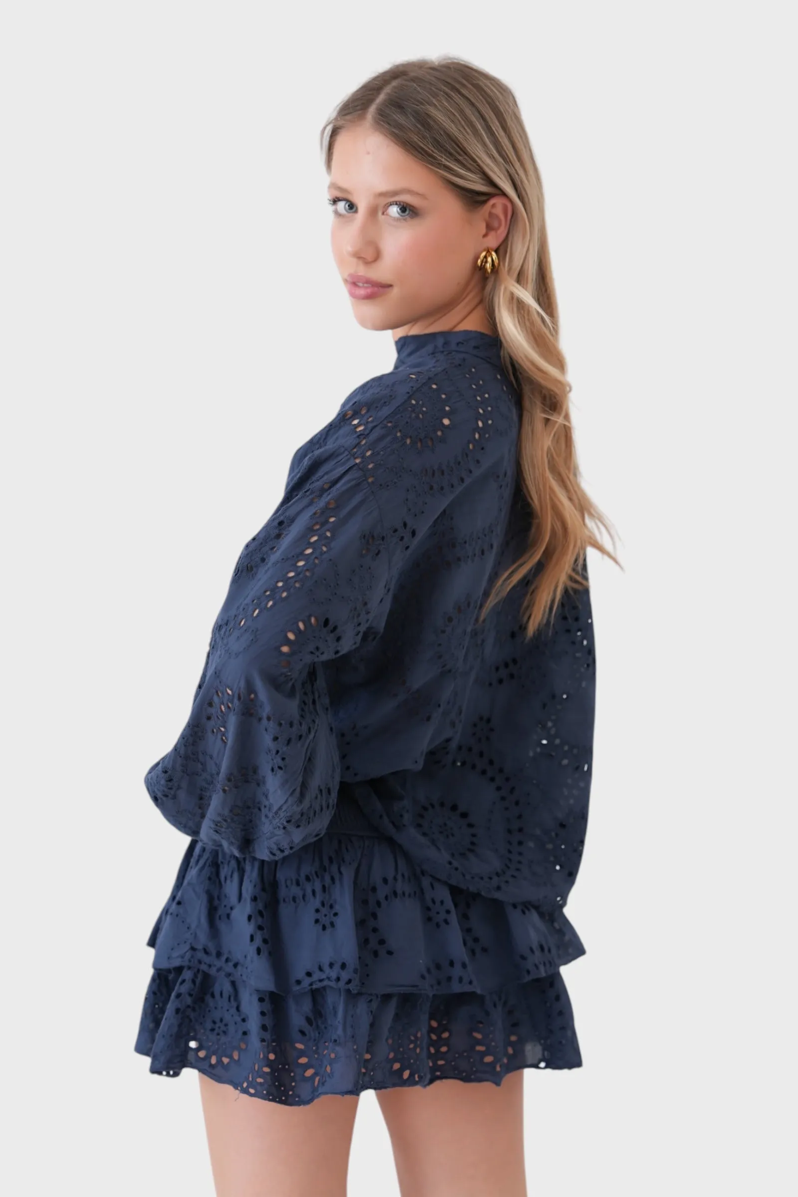 "Daydream" blouse navy sold by Meet Me There product image thumbnail 2