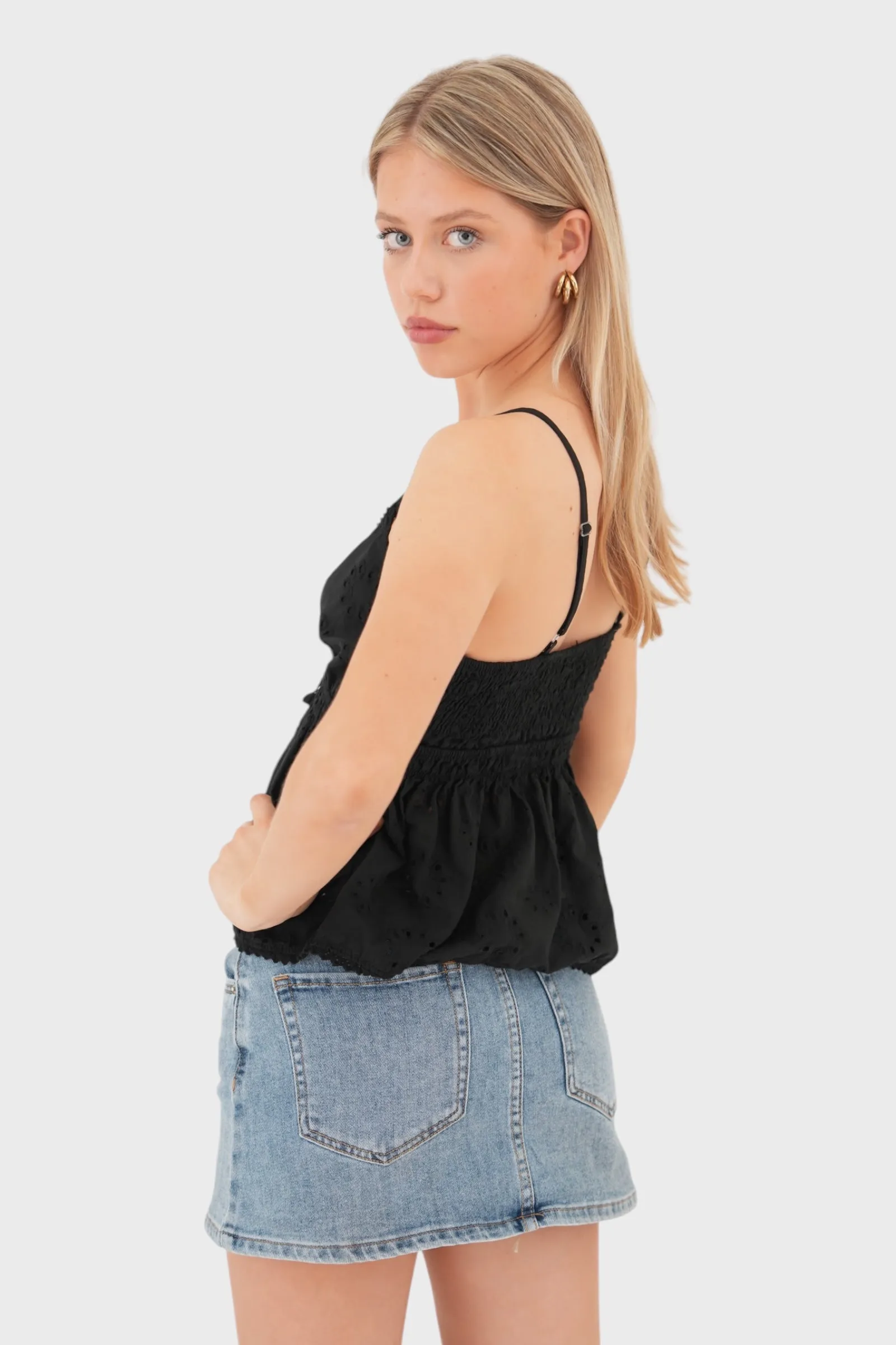 "Wavy" top black sold by Meet Me There product image thumbnail 2