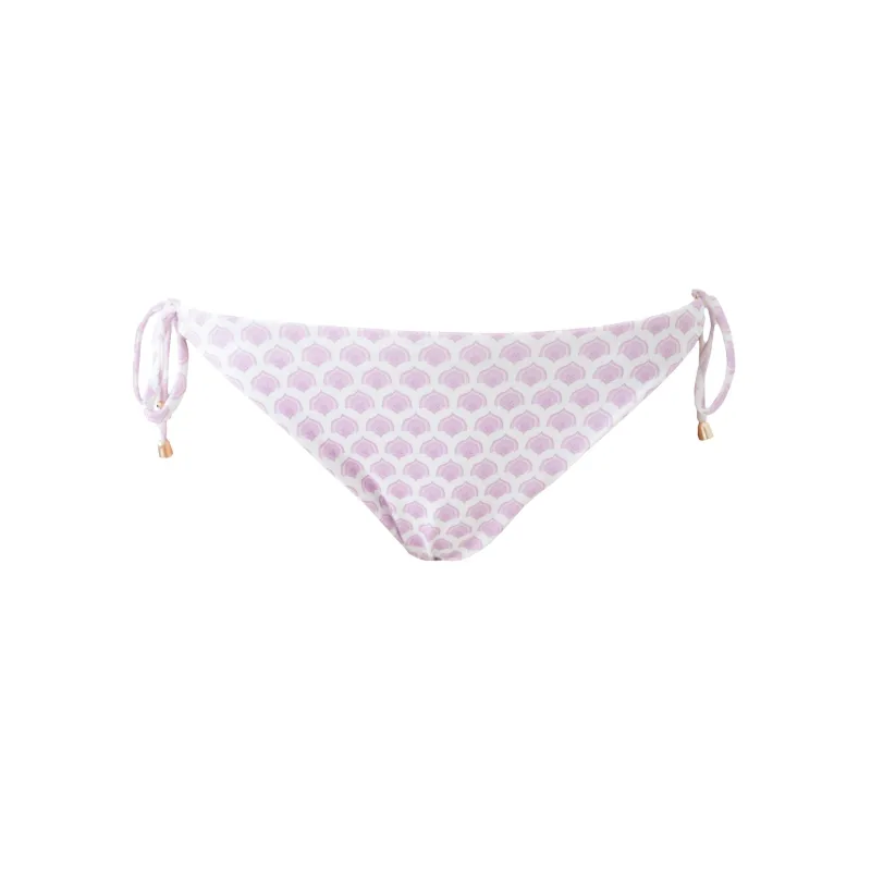 "Sunny" tied bikini bottom purple sold by Meet Me There